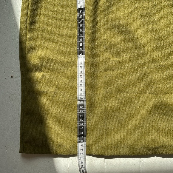 Vintage Olive Green Mini Dress - Picture 9 of 11